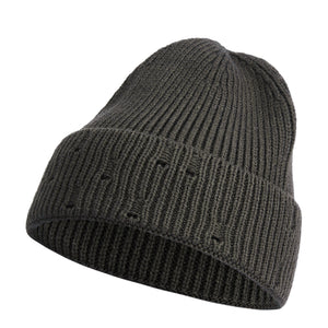 KNITTED CUFF BEANIE HAT