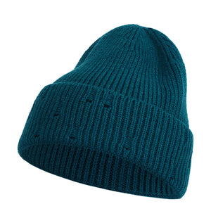 KNITTED CUFF BEANIE HAT