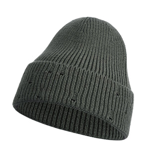 KNITTED CUFF BEANIE HAT