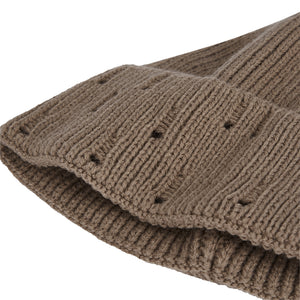 KNITTED CUFF BEANIE HAT