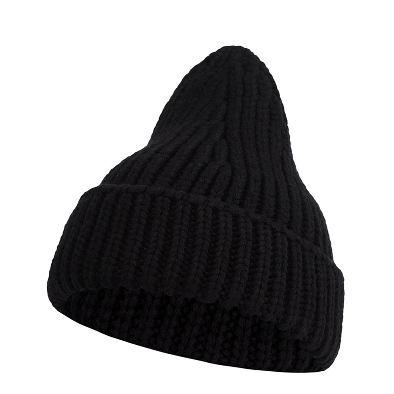 KNITTED CUFF BEANIE HAT