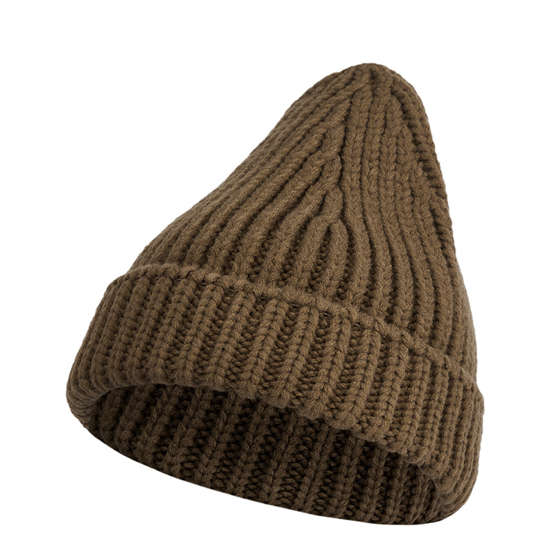 KNITTED CUFF BEANIE HAT