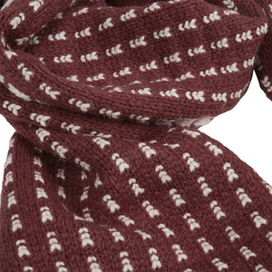 JACQUARD ROVING KNITTED SCARVES