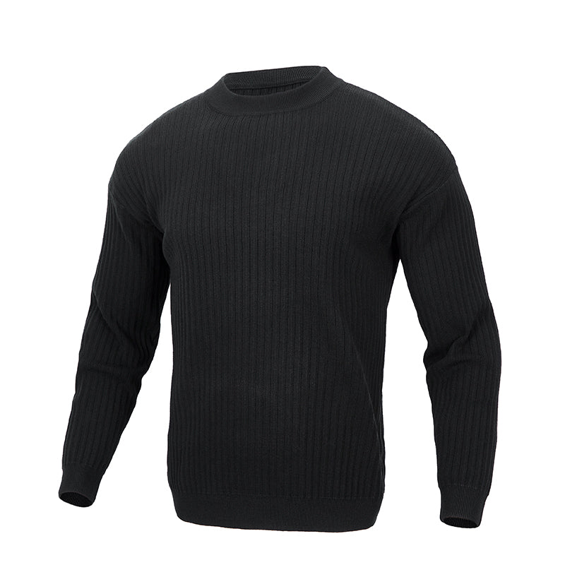 Sweaters For Men | Long Sleeve Pit-Striped Sweater Acrylic Polyester ...