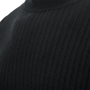 PIT-RIBBED SWEATER