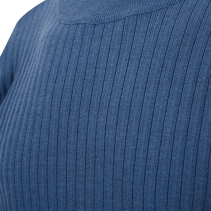 PIT-RIBBED SWEATER