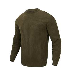 PIT-RIBBED SWEATER