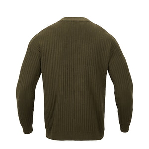 PIT-RIBBED SWEATER