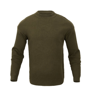 PIT-RIBBED SWEATER