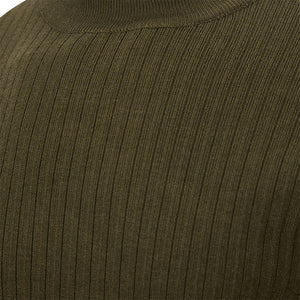 PIT-RIBBED SWEATER