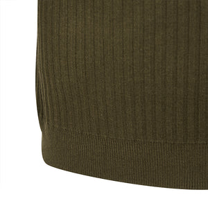 PIT-RIBBED SWEATER