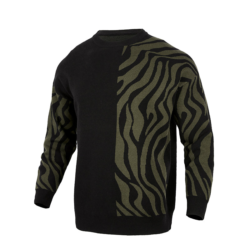 ANIMAL-TEXTURED SWEATER