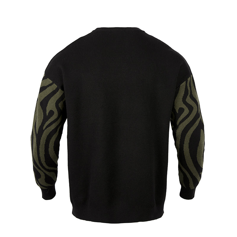 ANIMAL-TEXTURED SWEATER