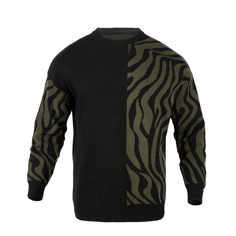 ANIMAL-TEXTURED SWEATER