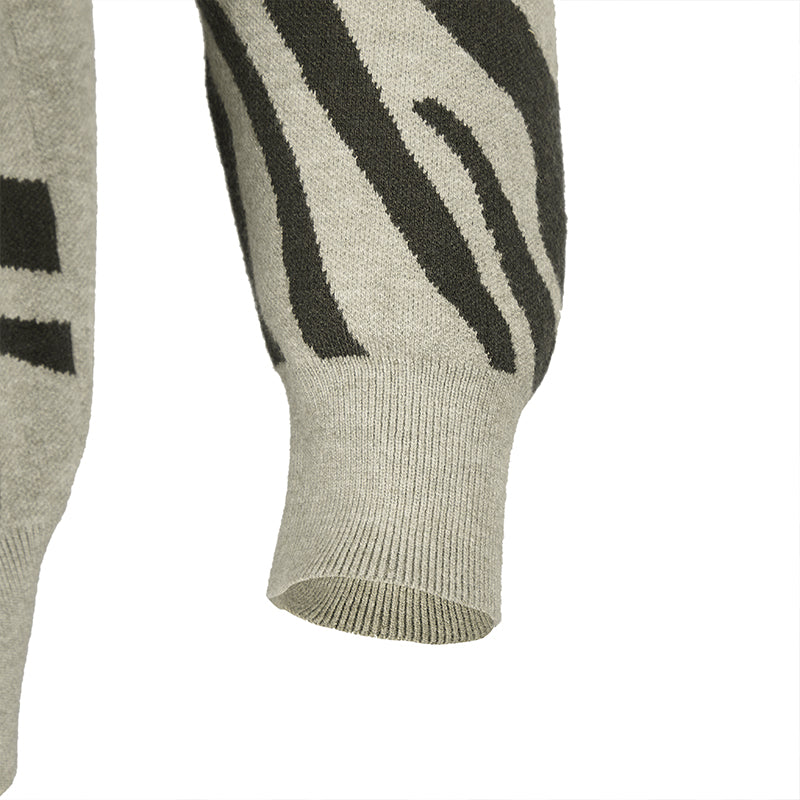 ANIMAL-TEXTURED SWEATER