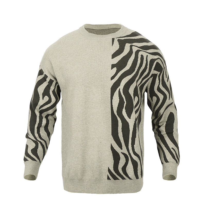 ANIMAL-TEXTURED SWEATER