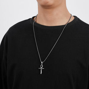 SNAKE CROSS PENDANT