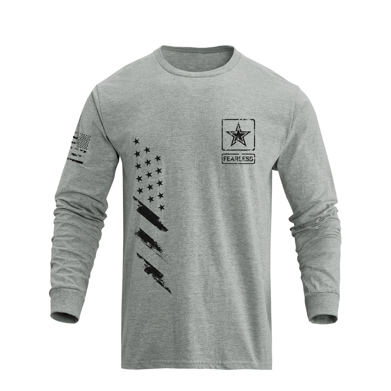 USA FLAG FEARLESS GRAPHIC LONG SLEEVE T-SHIRT