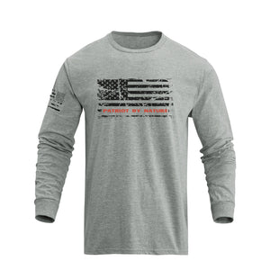 PATRIOT USA FLAG GRAPHIC LONG SLEEVE T-SHIRT