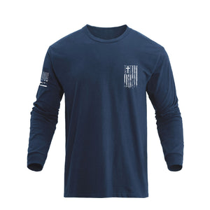 USA FLAG GRAPHIC LONG SLEEVE T-SHIRT