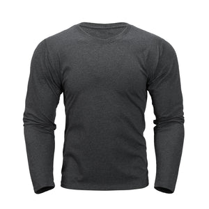 100% COTTON LONG SLEEVE REGULAR FIT T-SHIRT