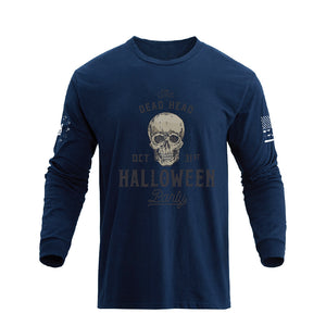 RETRO SKULL GRAPHIC LONG SLEEVE T-SHIRT