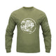 NATIVE AMERICAN CREWNECK GRAPHIC LONG SLEEVE T-SHIRT