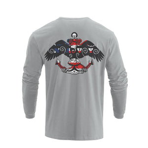 USA FLAG GRAPHIC LONG SLEEVE T-SHIRT