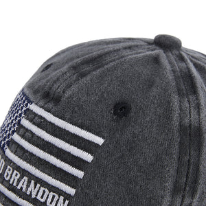 LET'S GO BRANDON USA FLAG CAP