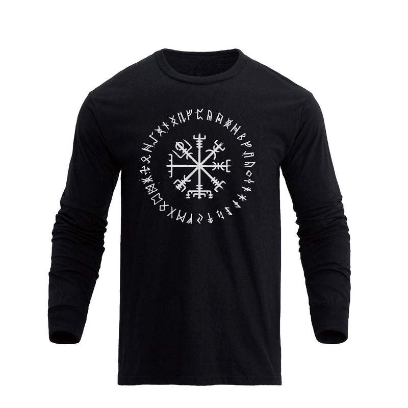 VIKING TOTEM GRAPHIC LONG SLEEVE T-SHIRT