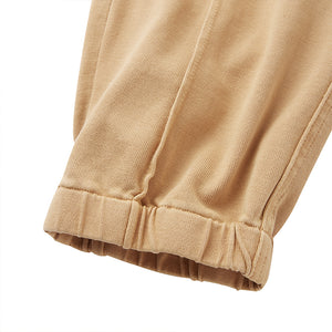 KNITTED DRAWSTRING JOGGER PANTS