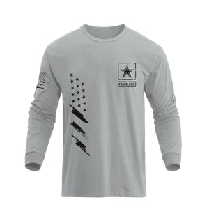 USA FLAG FEARLESS GRAPHIC LONG SLEEVE T-SHIRT