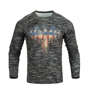 Men's Graphic Long Sleeve T Shirt