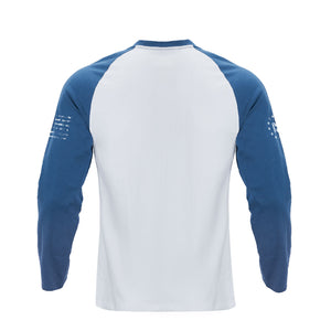 NATIVE AMERICAN RAGLAN GRAPHIC LONG SLEEVE T-SHIRT