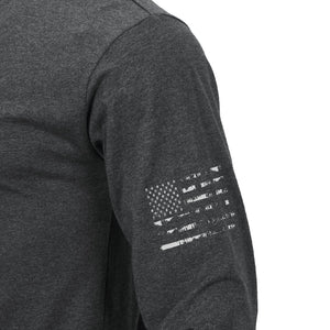 NATIVE AMERICAN CREWNECK GRAPHIC LONG SLEEVE T-SHIRT