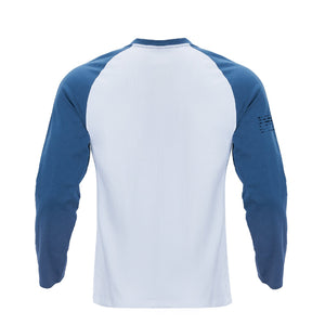 USA FLAG RAGLAN GRAPHIC LONG SLEEVE T-SHIRT