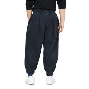 KNITTED DRAWSTRING JOGGER PANTS