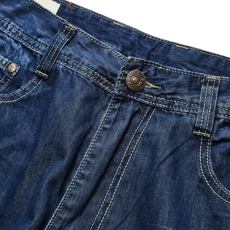 POCKETS WASH DISTRESSED JEANS
