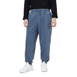 KNITTED DRAWSTRING JOGGER PANTS