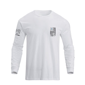 USA FLAG GRAPHIC LONG SLEEVE T-SHIRT