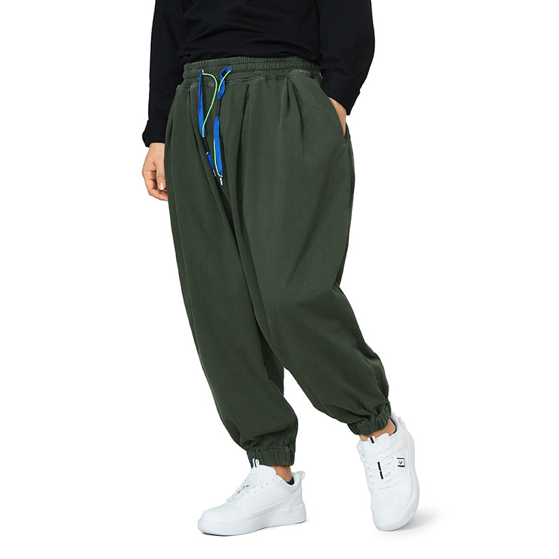 KNITTED DRAWSTRING JOGGER PANTS