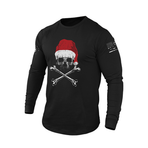 CHRISTMAS SKULL GRAPHIC LONG SLEEVE
