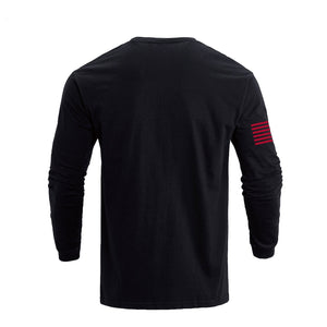 USA FLAG GRAPHIC LONG SLEEVE T-SHIRT