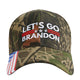 LET'S GO BRANDON USA FLAG CAMO CAP