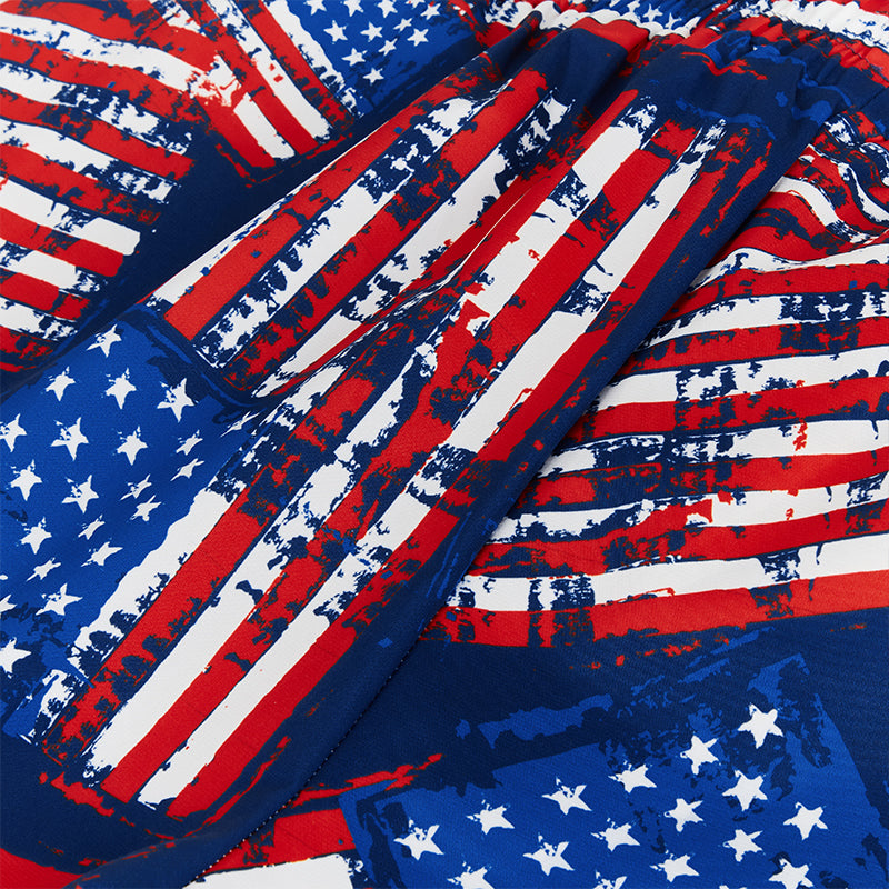 USA FLAG 5'' INSEAM INSEAM SWIM TRUNKS