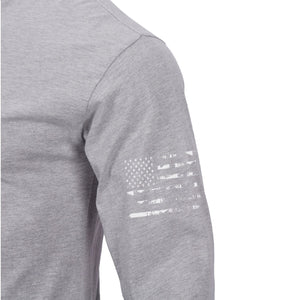 NATIVE AMERICAN CREWNECK GRAPHIC LONG SLEEVE T-SHIRT