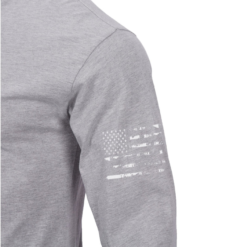 NATIVE AMERICAN CREWNECK GRAPHIC LONG SLEEVE T-SHIRT