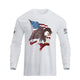 USA FLAG EAGLE GRAPHIC LONG SLEEVE T-SHIRT