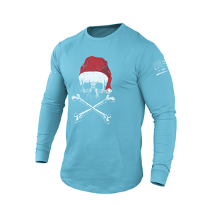CHRISTMAS SKULL GRAPHIC LONG SLEEVE