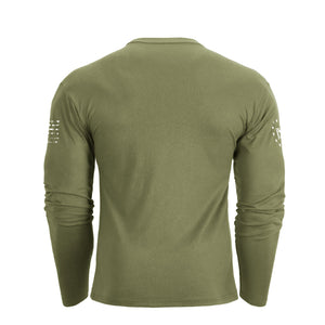 SKULL POCKET GRAPHIC LONG SLEEVE T-SHIRT